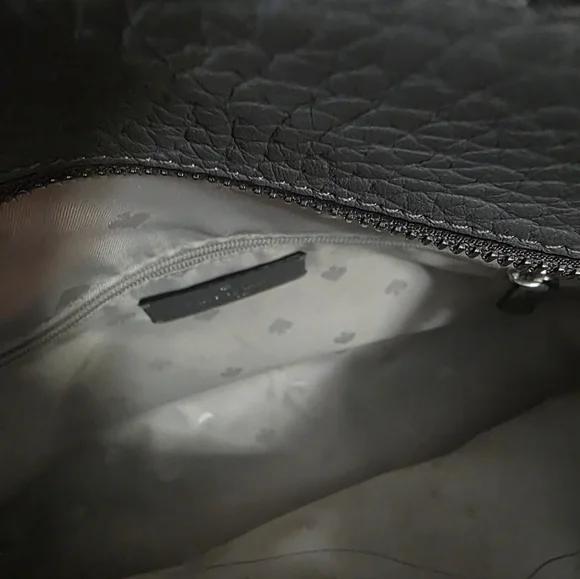 Kate Spade's Pebbled Leather Mulberry Tote/ Crossbody/Shoulder Bag In Grey. - Picture 11 of 16